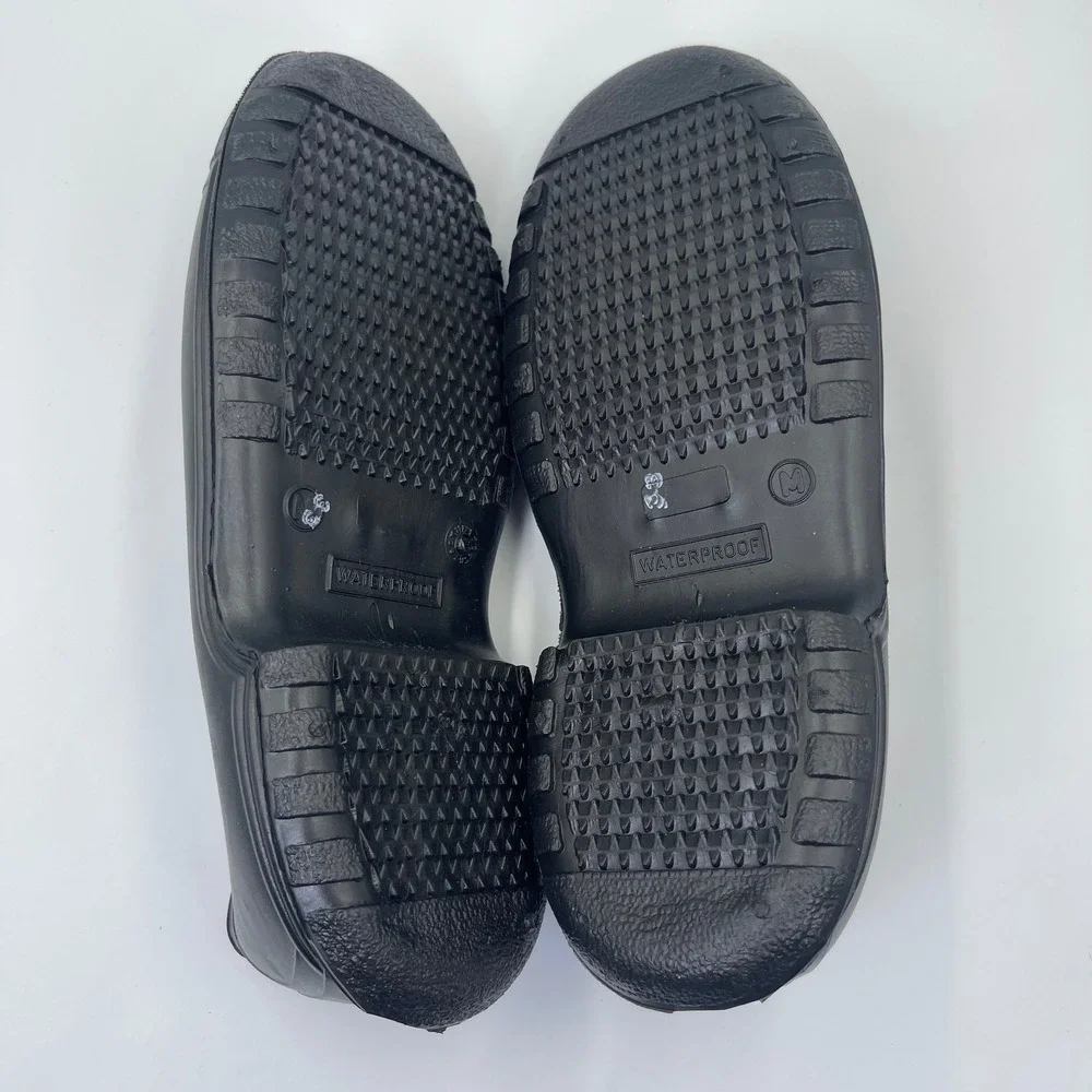 Onguard Waterproof Overshoes Black Rubber Slip On Shoe Covers Made USA Work